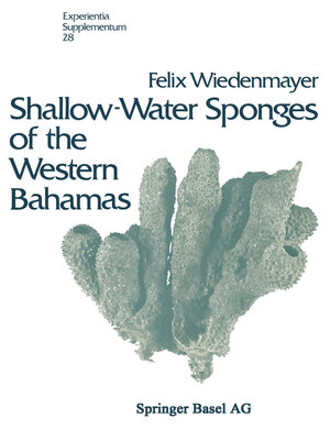 cover image of Shallow-water sponges of the western Bahamas